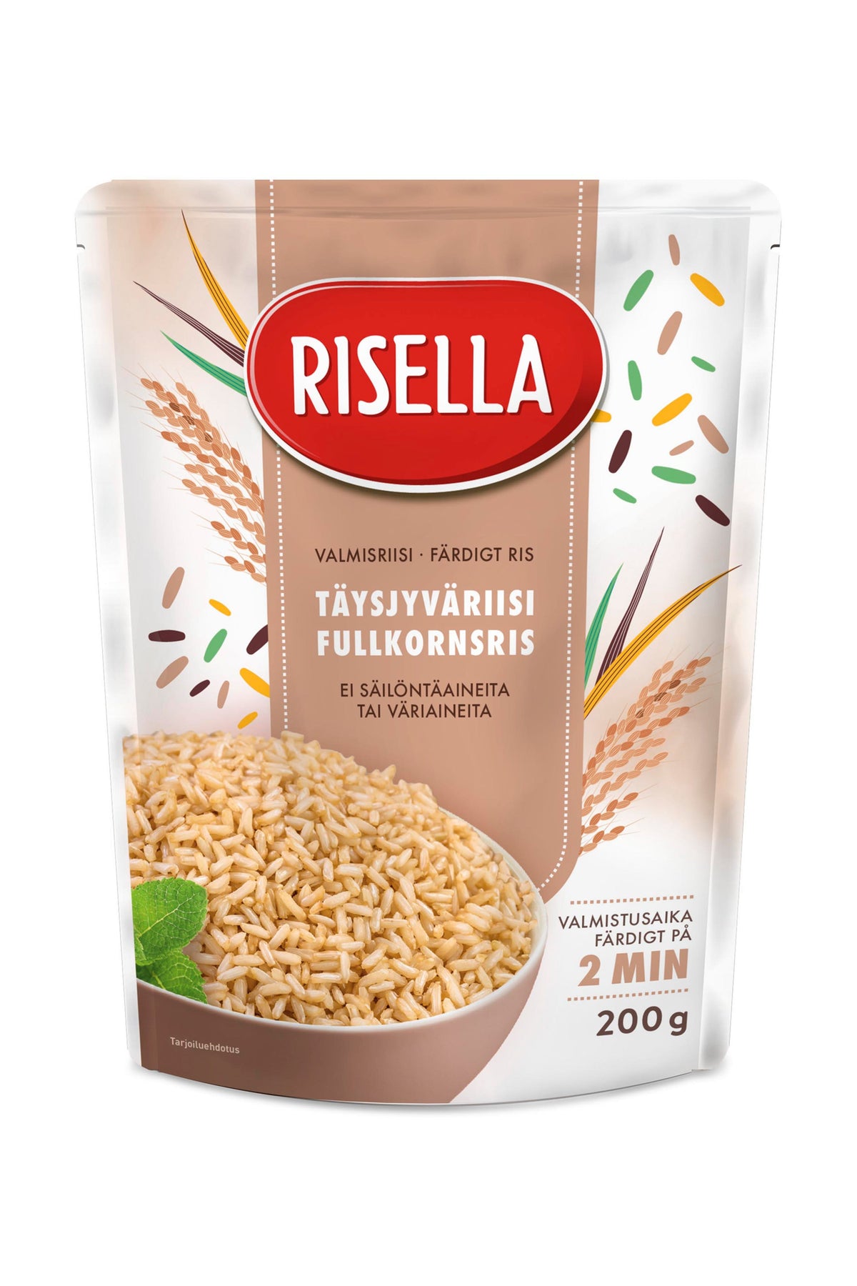 Risella Valmisriisi Täysjyväriisi 200g