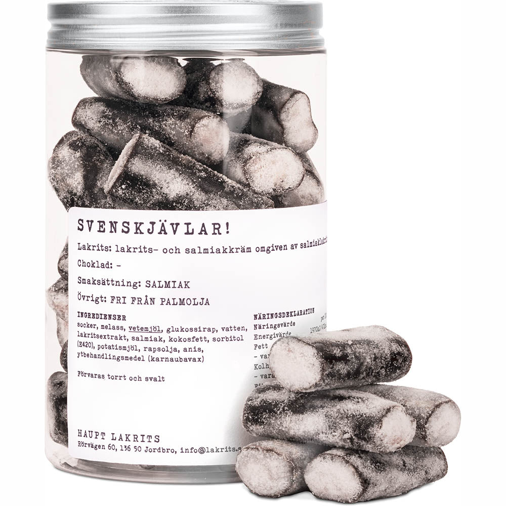 Haupt Lakrits Svenskjävlar pirun suolainen lakritsi 250g