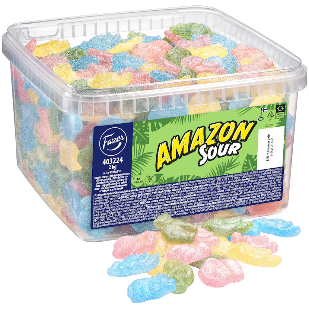 Fazer Amazon Sour hedelmämakeiset 2kg