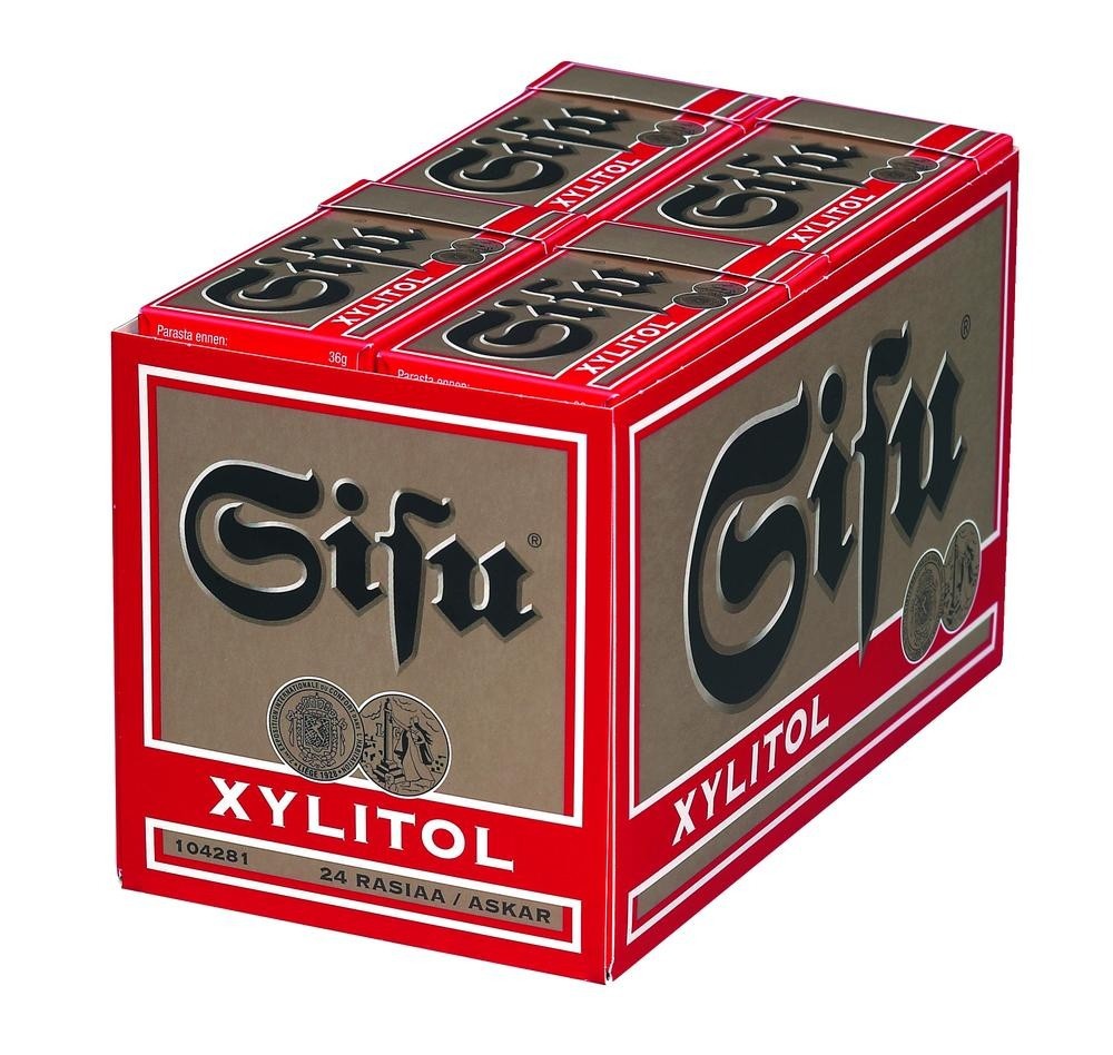 Sisu Xylitol 36g x 24 askia
