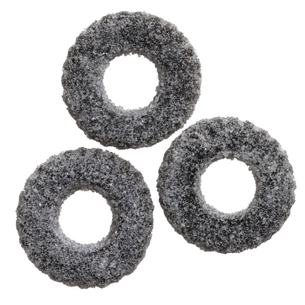 Grahns Pit Stop Salty Wheels salmiakkirenkaat 50g