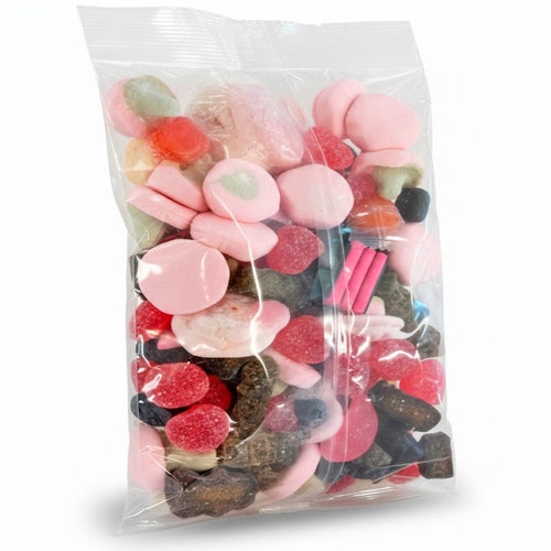 Raspberry/Liquorice Candies 400g