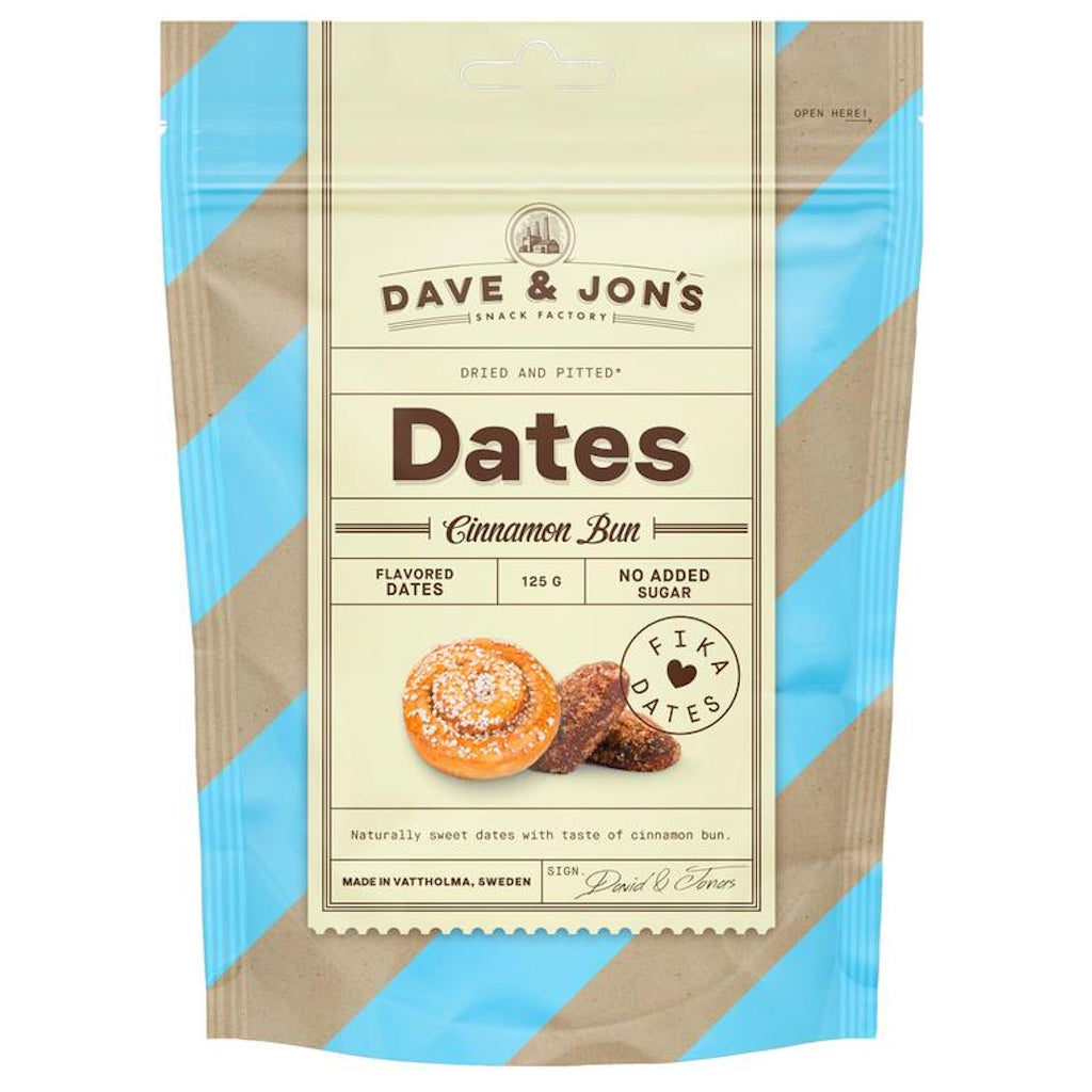 Dave & Jons Kanelipulla karkkitaatelit 125g