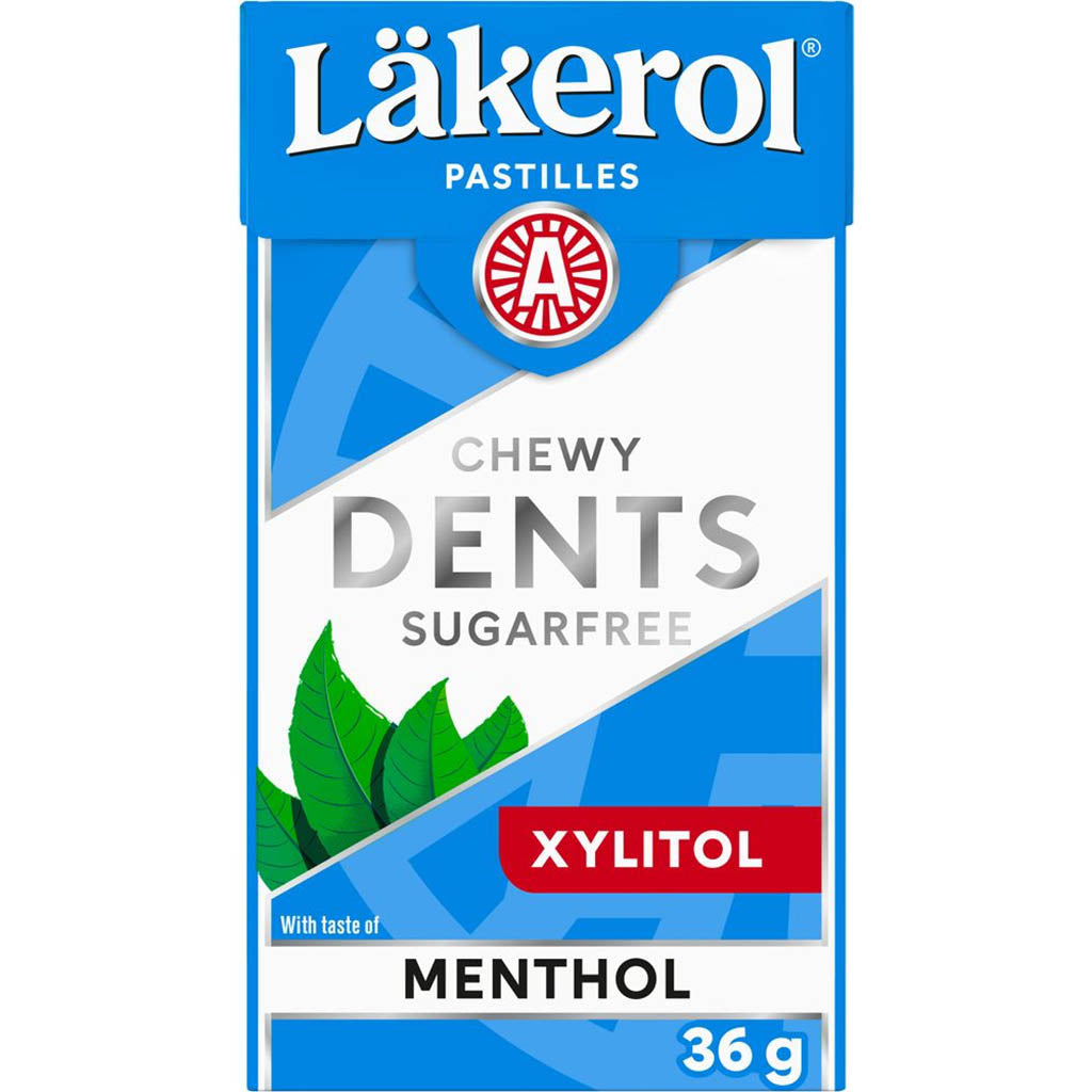Läkerol Dents Menthol 36g x 24 askia