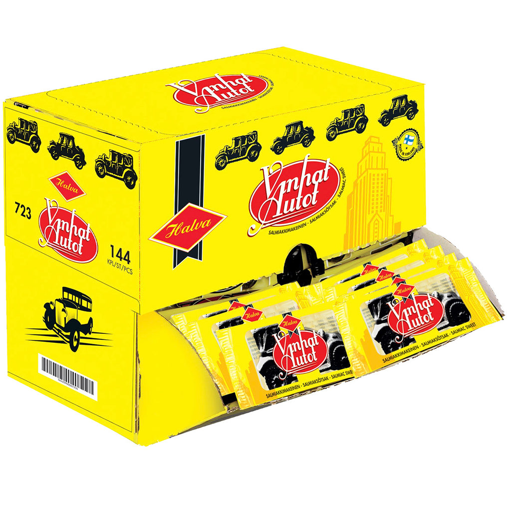 Halva Vanhat Autot Salmiakki 15g x 144 kpl