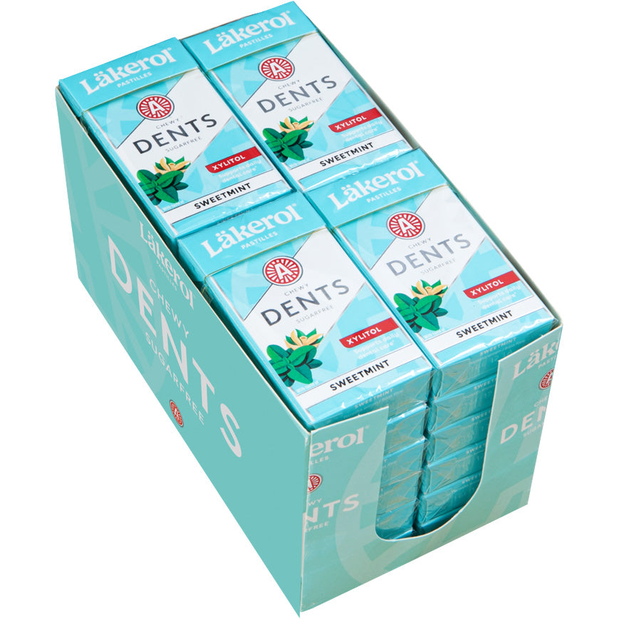 Läkerol Dents Sweetmint ksylitolipastilli 36g x 24 askia