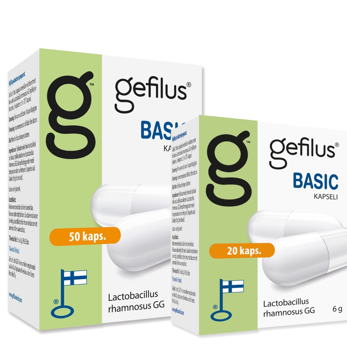 Gefilus basic kampanjapakkaus (50 + 20 kaps)