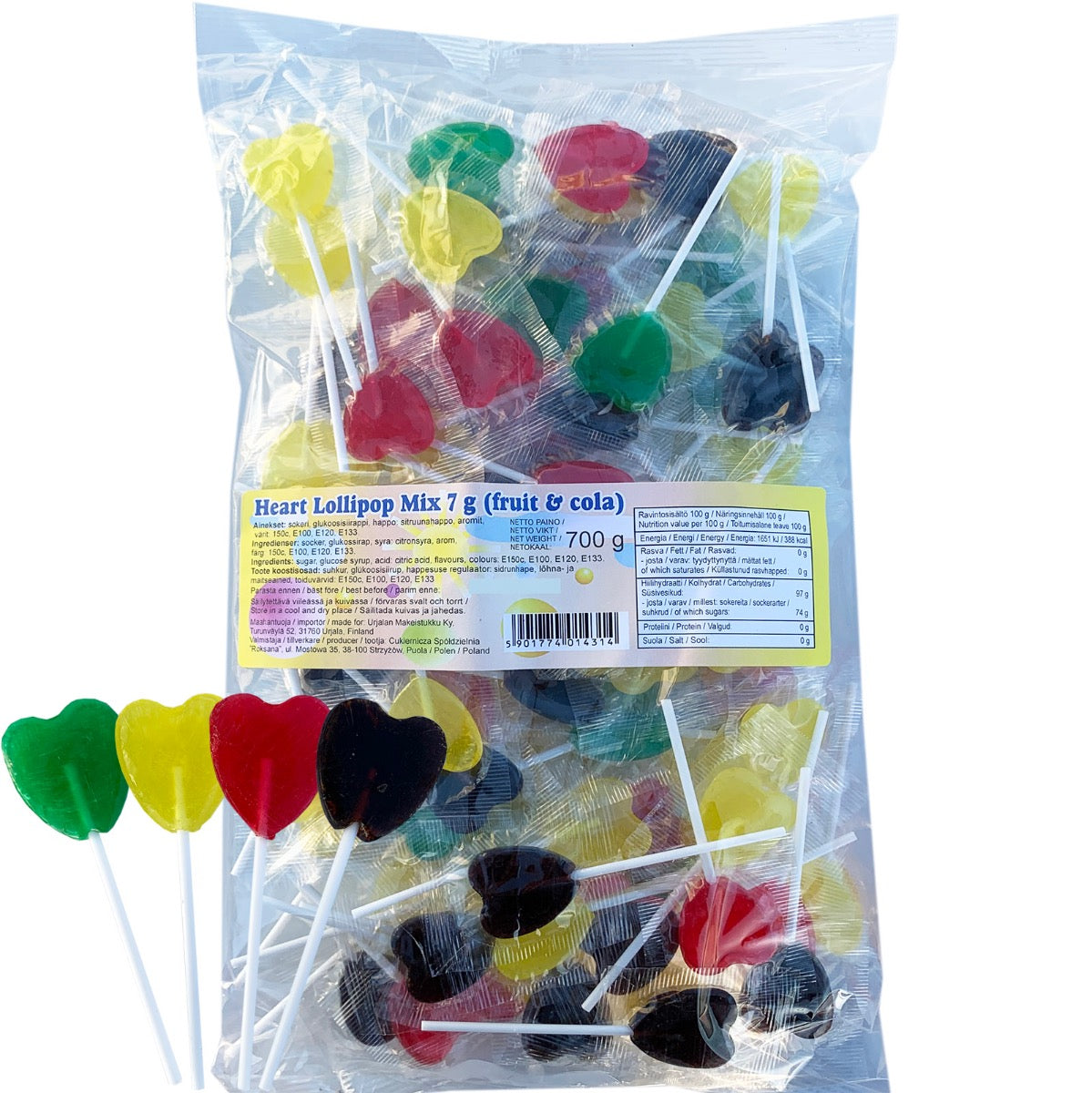 Sydäntikkari hedelmämix 700g