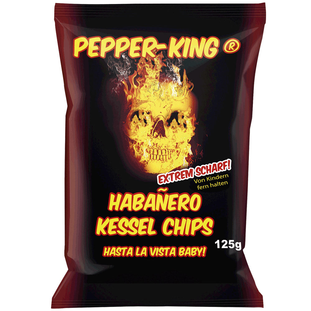 Pepper-King Habañero Kessel perunalastut 125g
