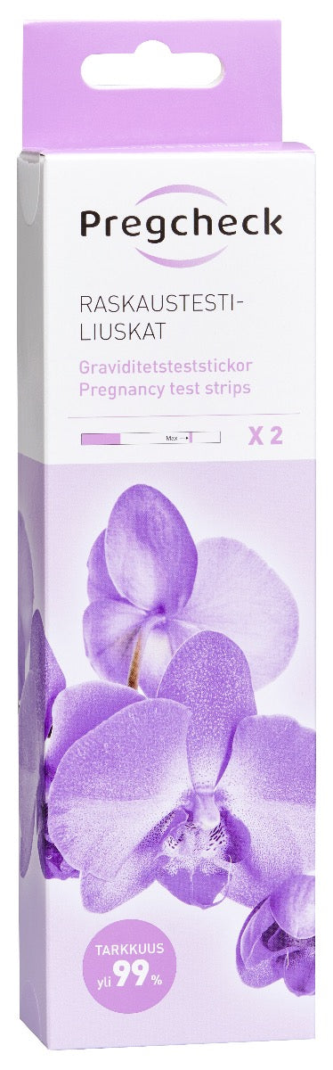 Pregcheck raskaustestiliuskat 2kpl