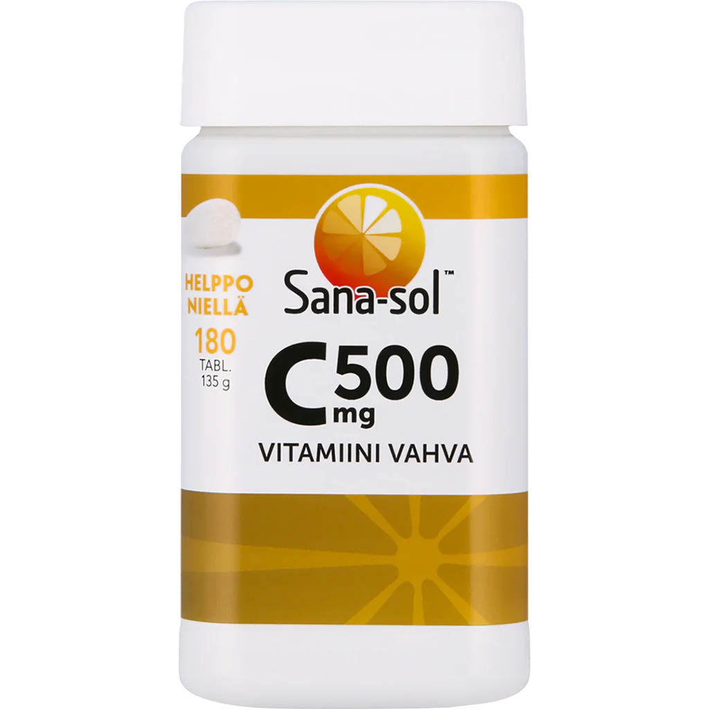 Sana-sol C-vitamiini 500mg 180 tabl