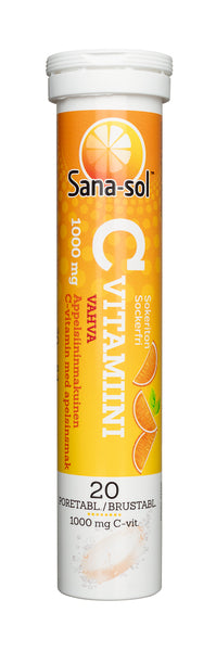 Sana-sol C-vitamiini poretabletti 20 kpl